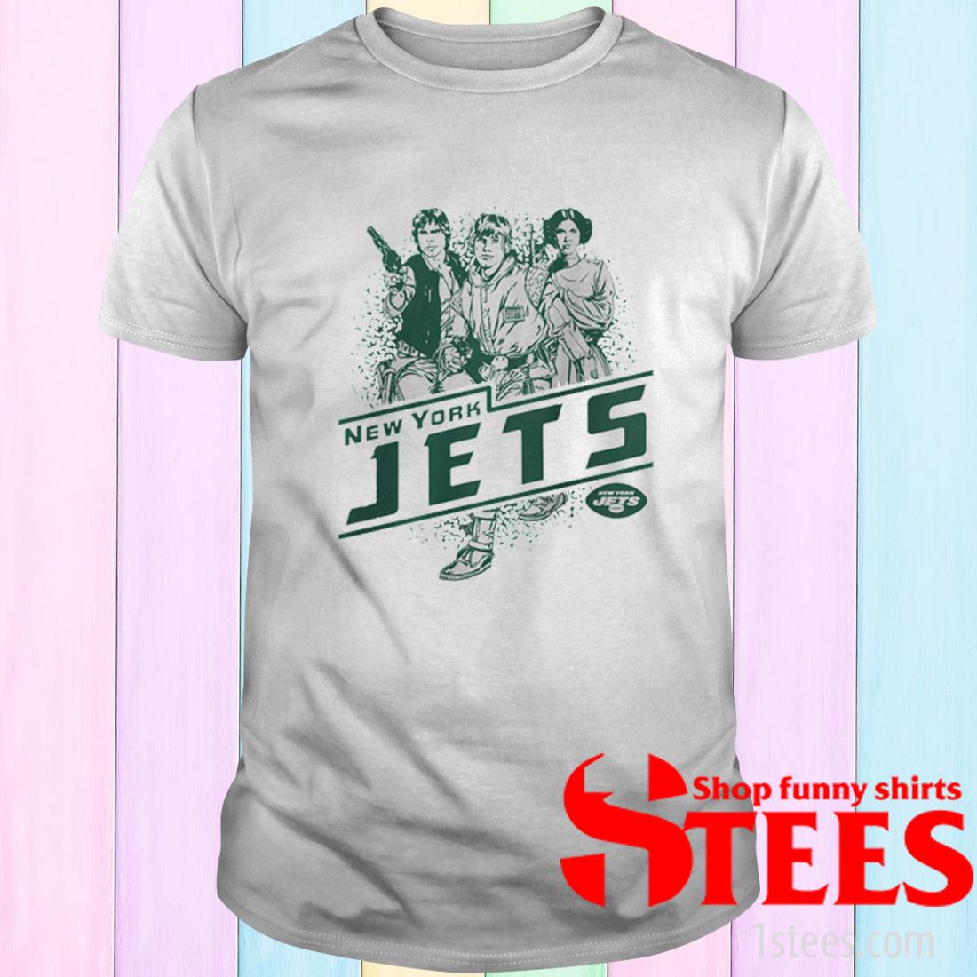 NFL Ny Jets Logo New York Jets T-Shirt - Chow Down Movie Store