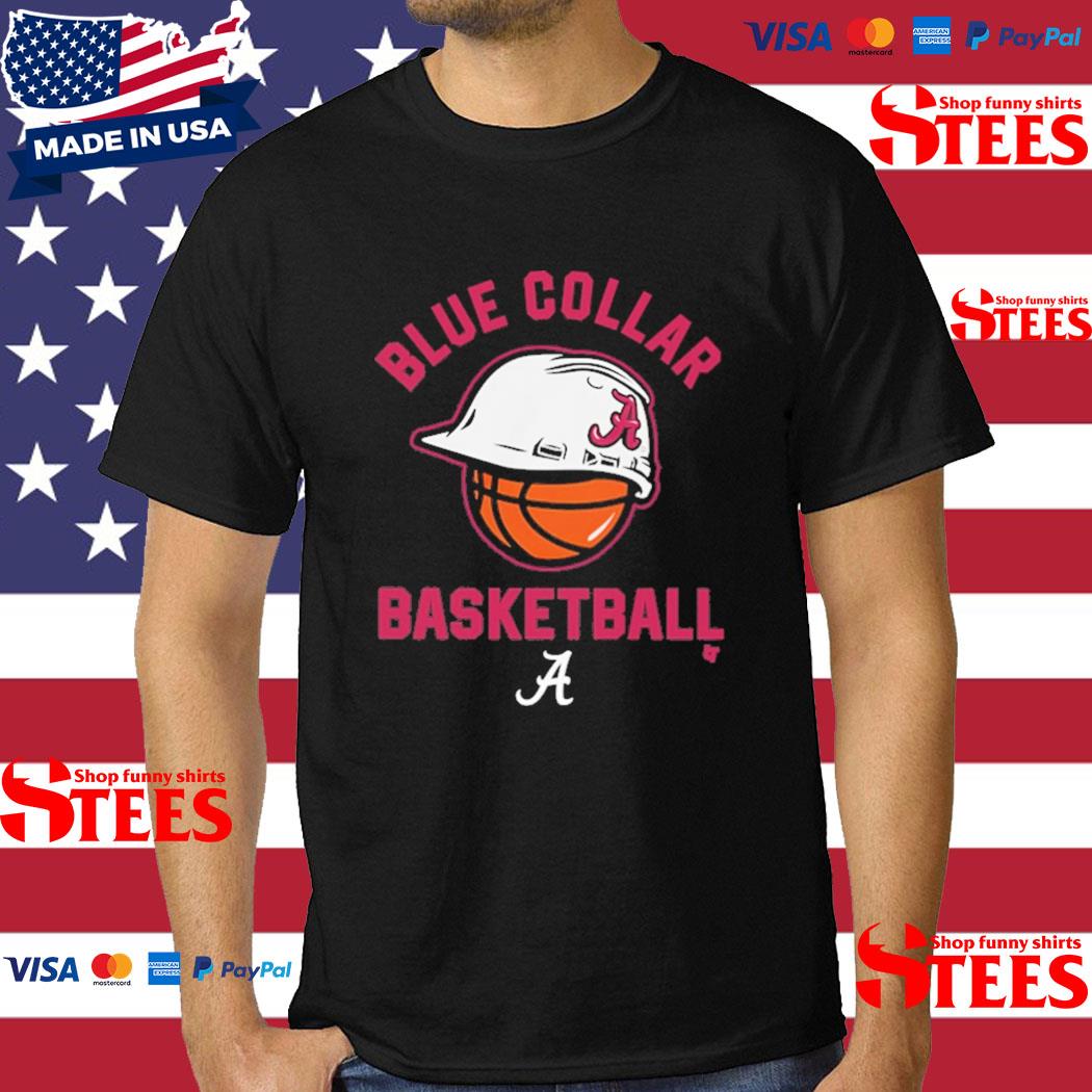 Official blue Collar Basketball Alabama T-Shirt