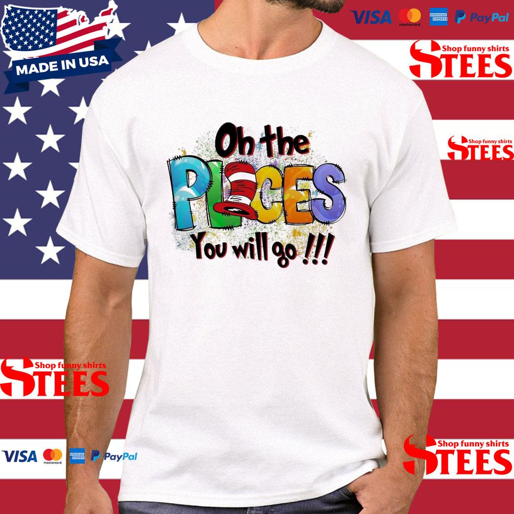Official Dr Seuss Oh The Places You'll Go T-shirt
