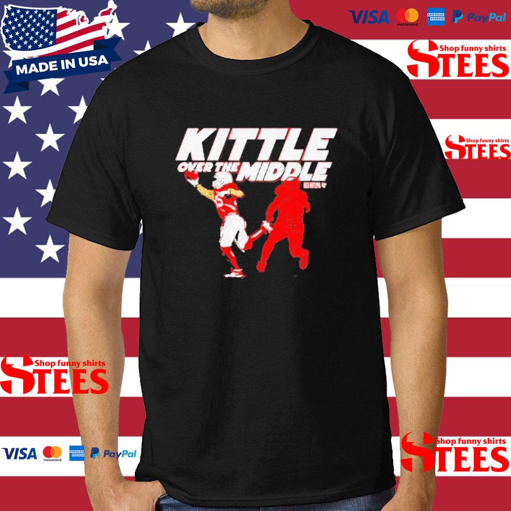 Official George Kittle Over The Middle 2023 Shirt