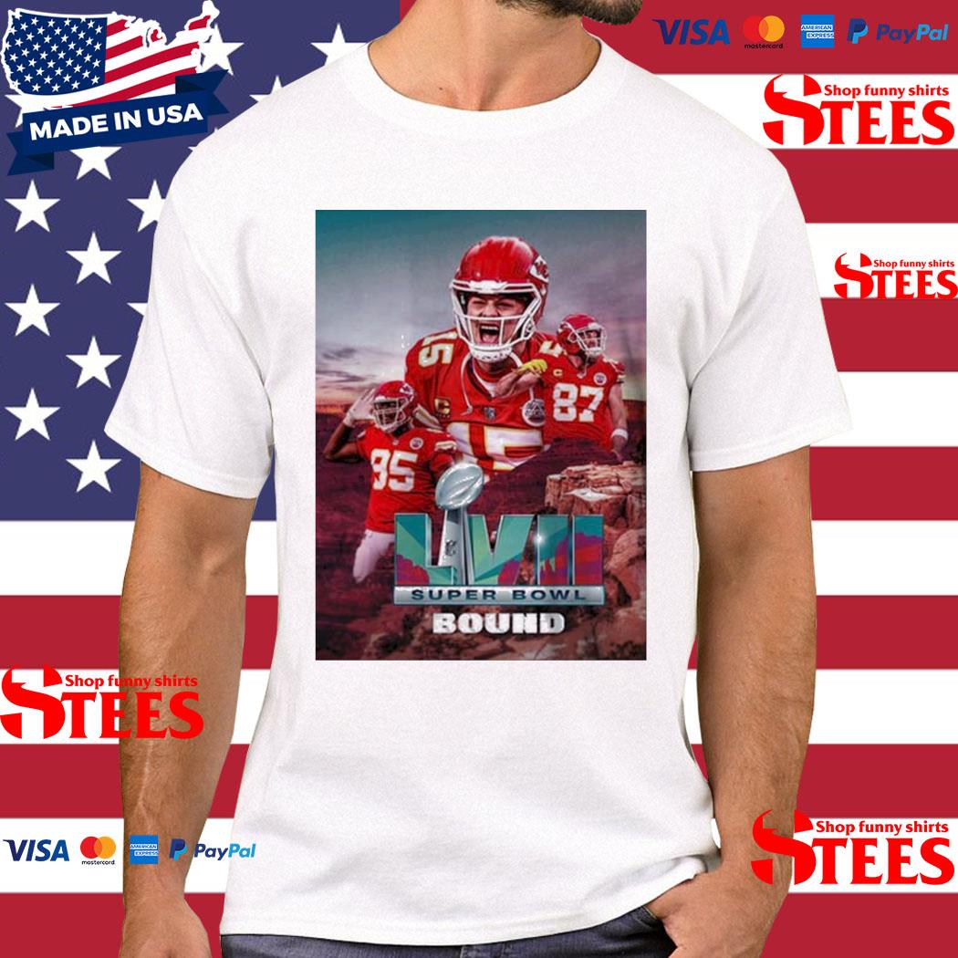 Official Kansas city Chiefs see you in Arizona philadelphia eagles super  bowl bound lviI T-shirt, hoodie, tank top, sweater and long sleeve t-shirt