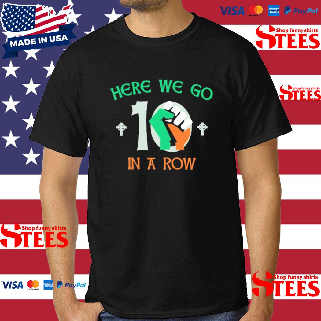 Hustler Casino Live Here We Go 10 In A Row Shirt
