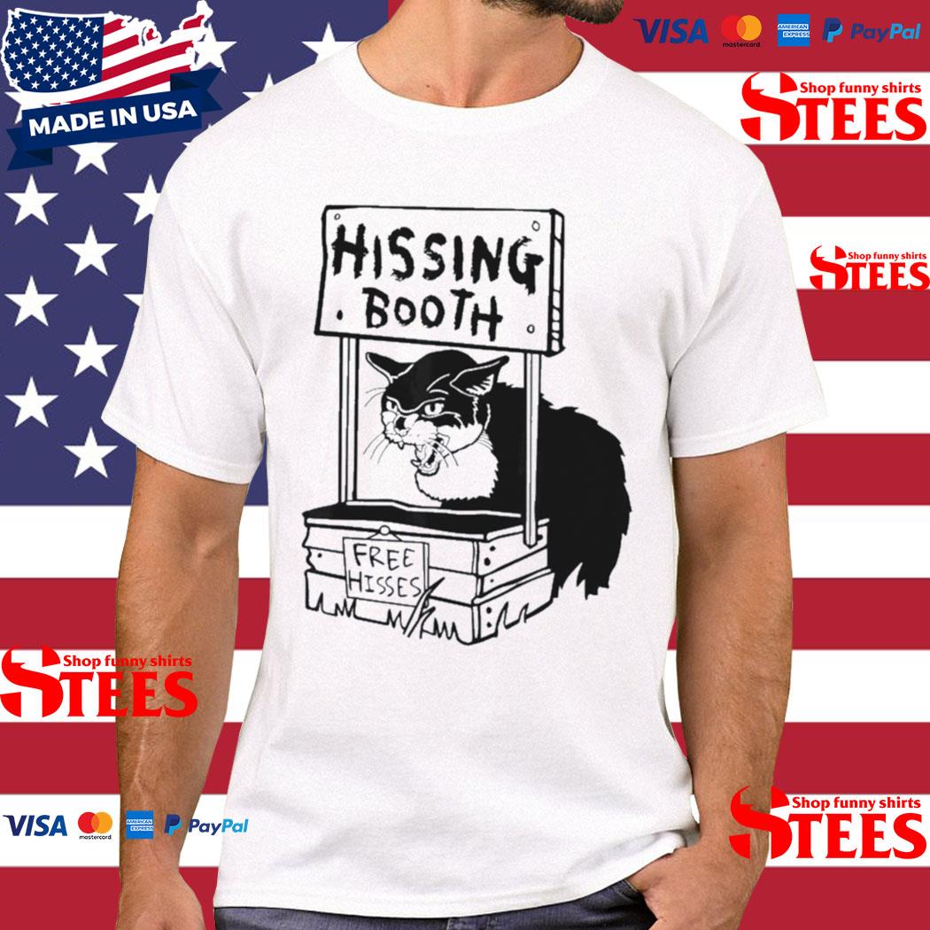 Official 2023 Cat Hissing Booth Free Hisses Shirt
