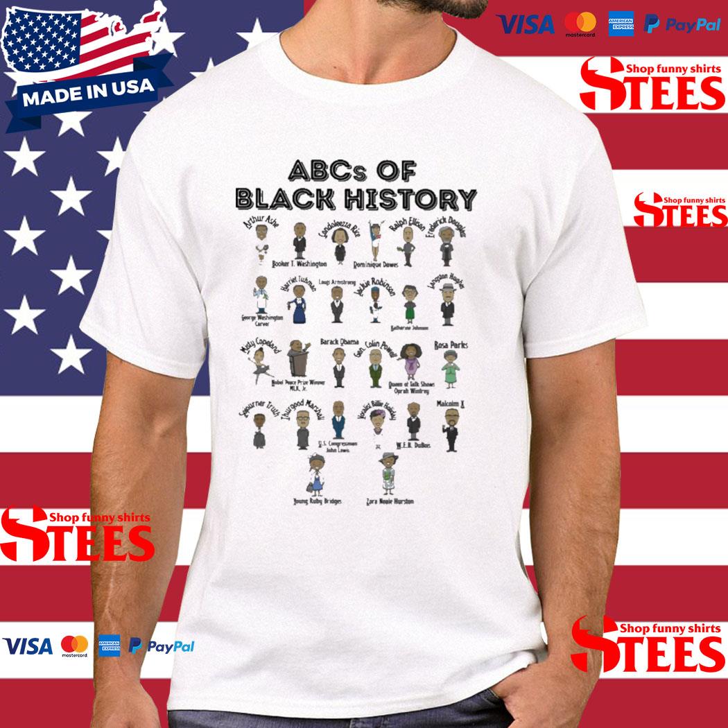 Official abcs Of Black History T-Shirt