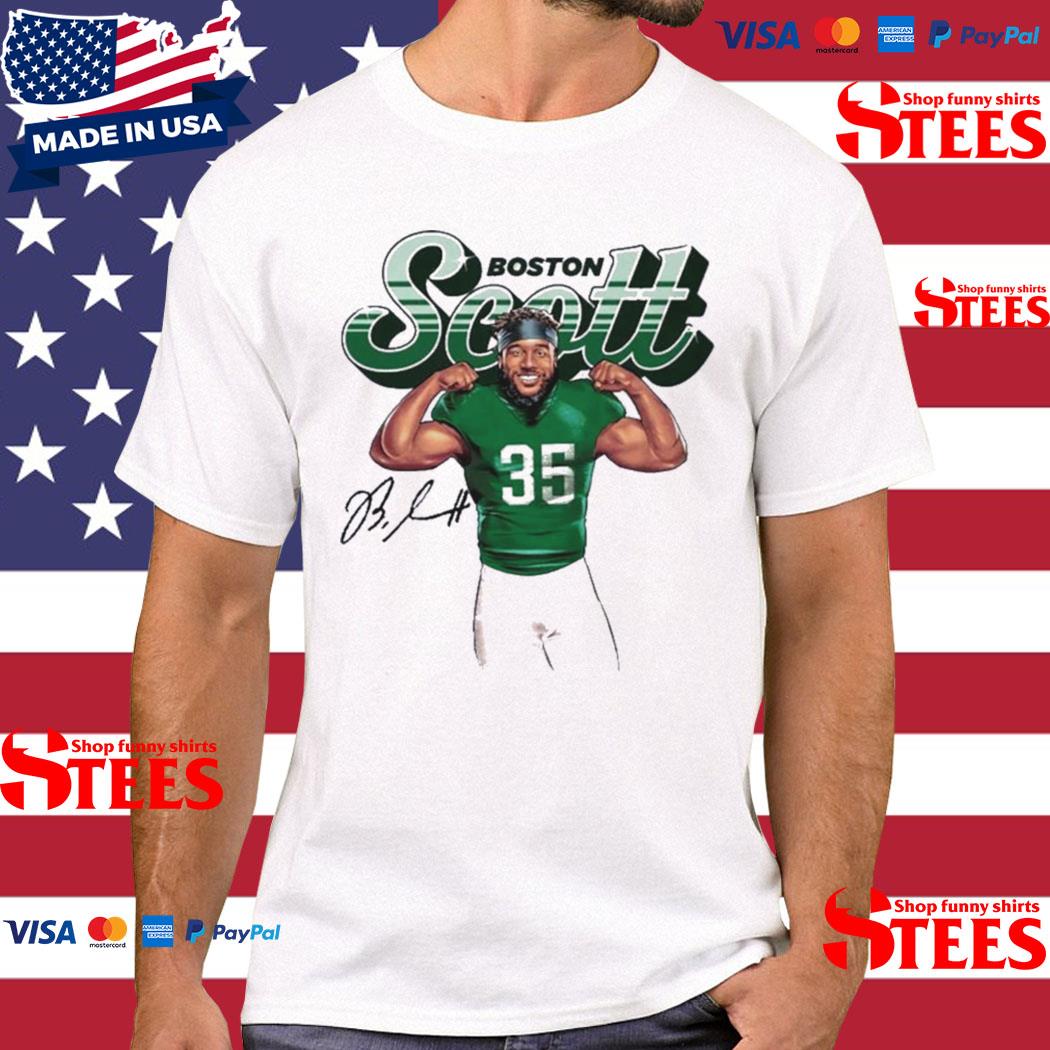 Official Boston Scott Philadelphia Eagles Shine Signature Shirt