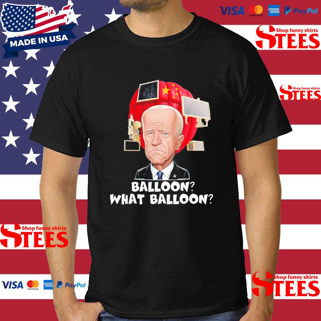 Official Chinese Spy Balloon Joe Biden T-Shirt