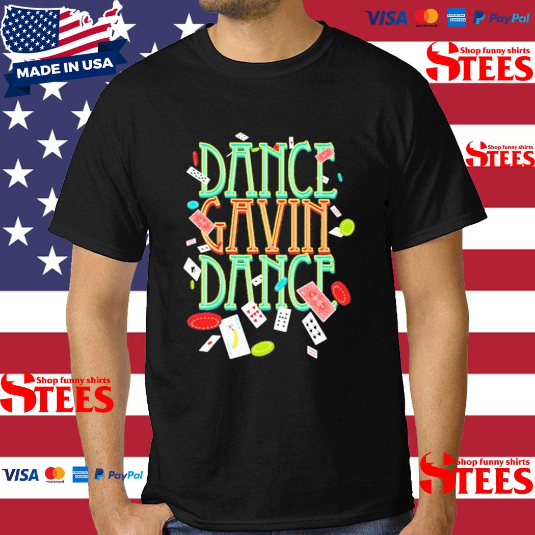 Official Dance Gavin Dance Jackpot Poker Shirt