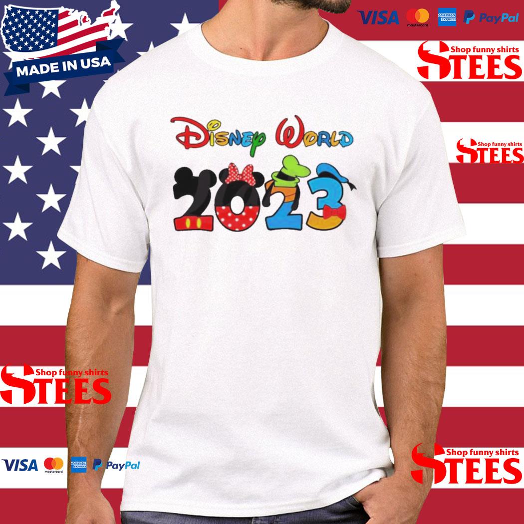Official Disney world 2023 mickey friend shirt