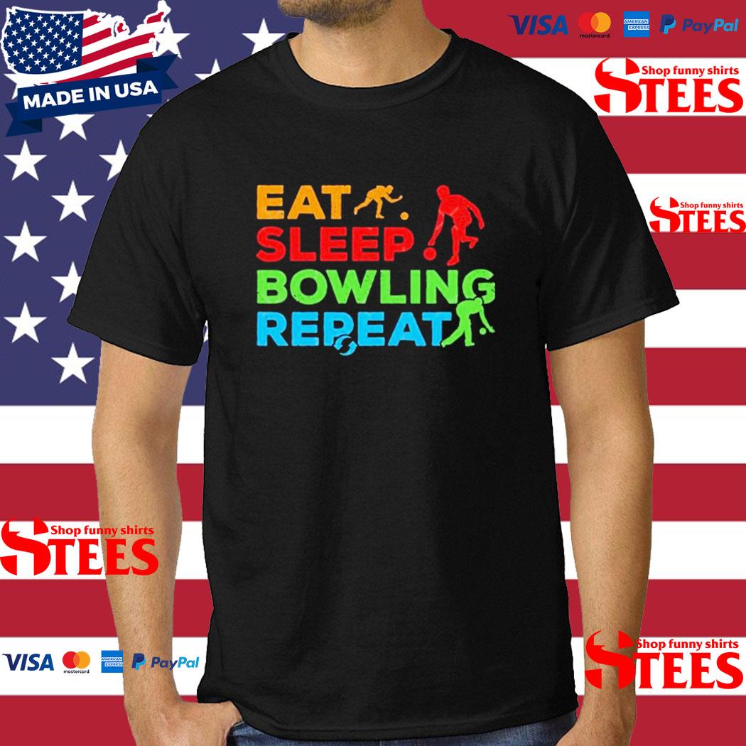 Official Eat Sleep Bowling Repeat Shirt