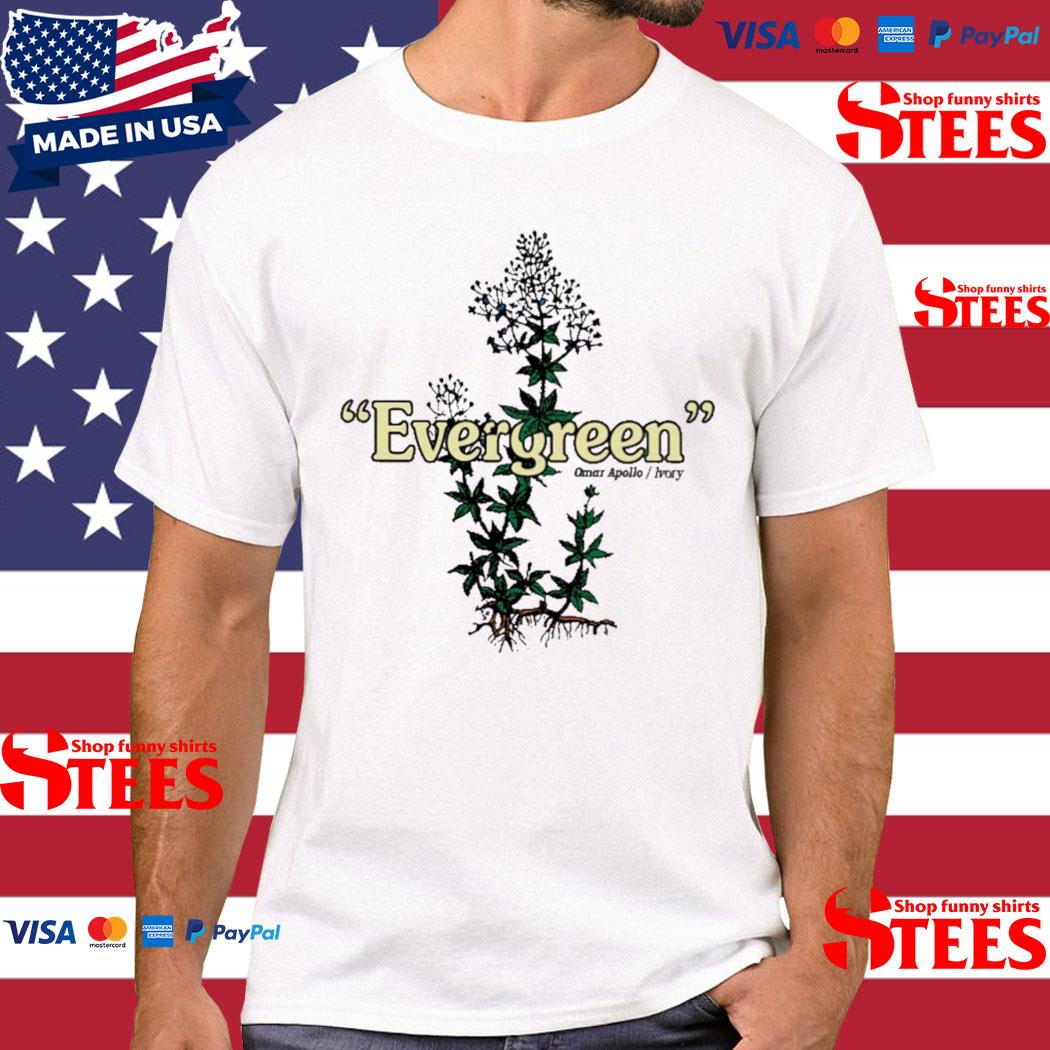 Official Evergreen Omar Apollo Ivory T-shirt