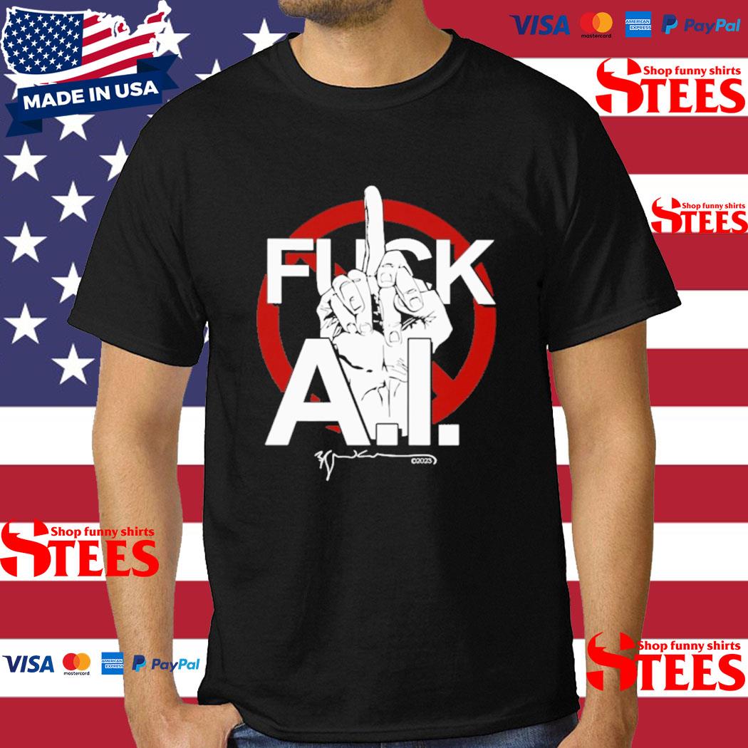 Official fuck A.I. Bill Sienkiewicz shirt