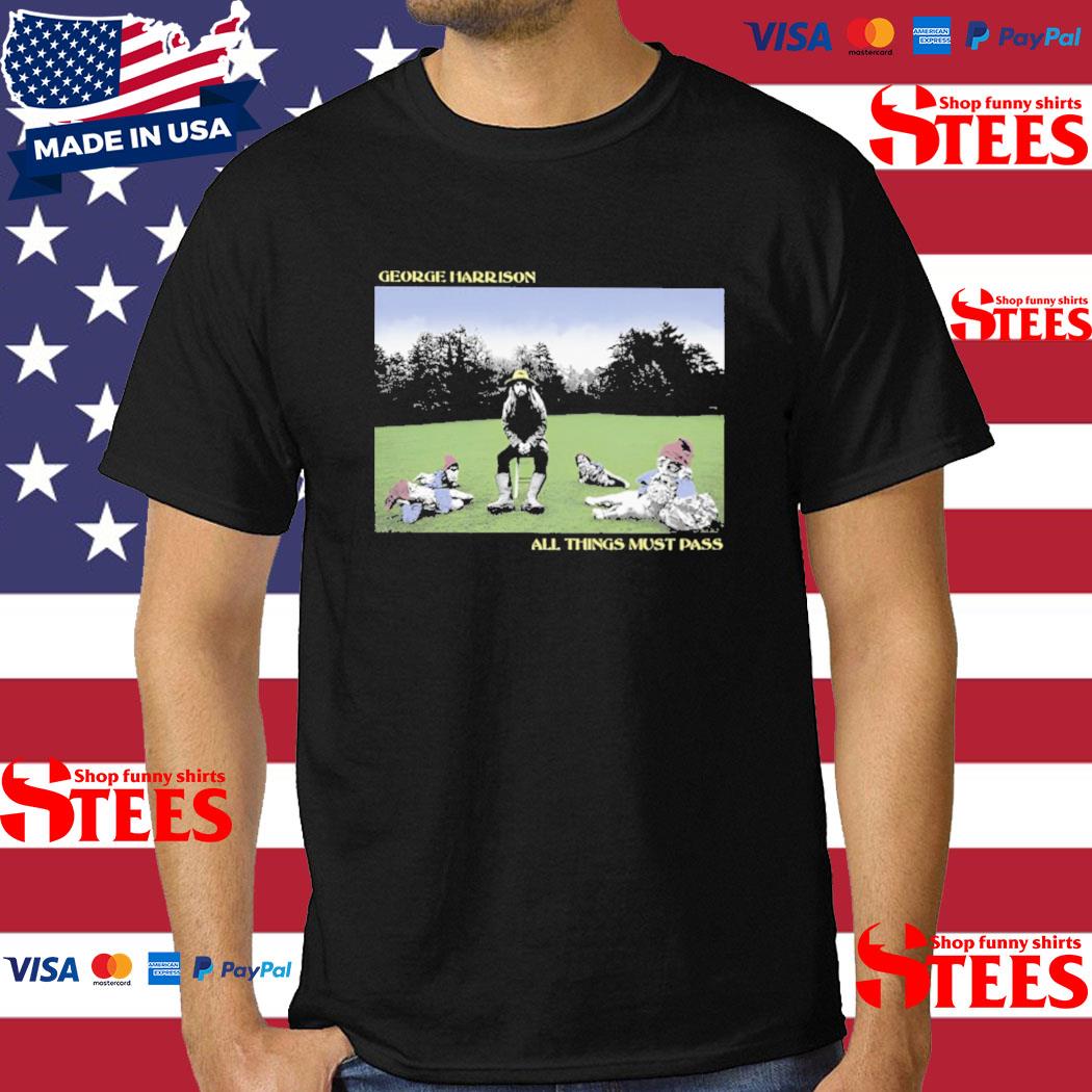 Official george Harrison All Things Must Pass T-shirt