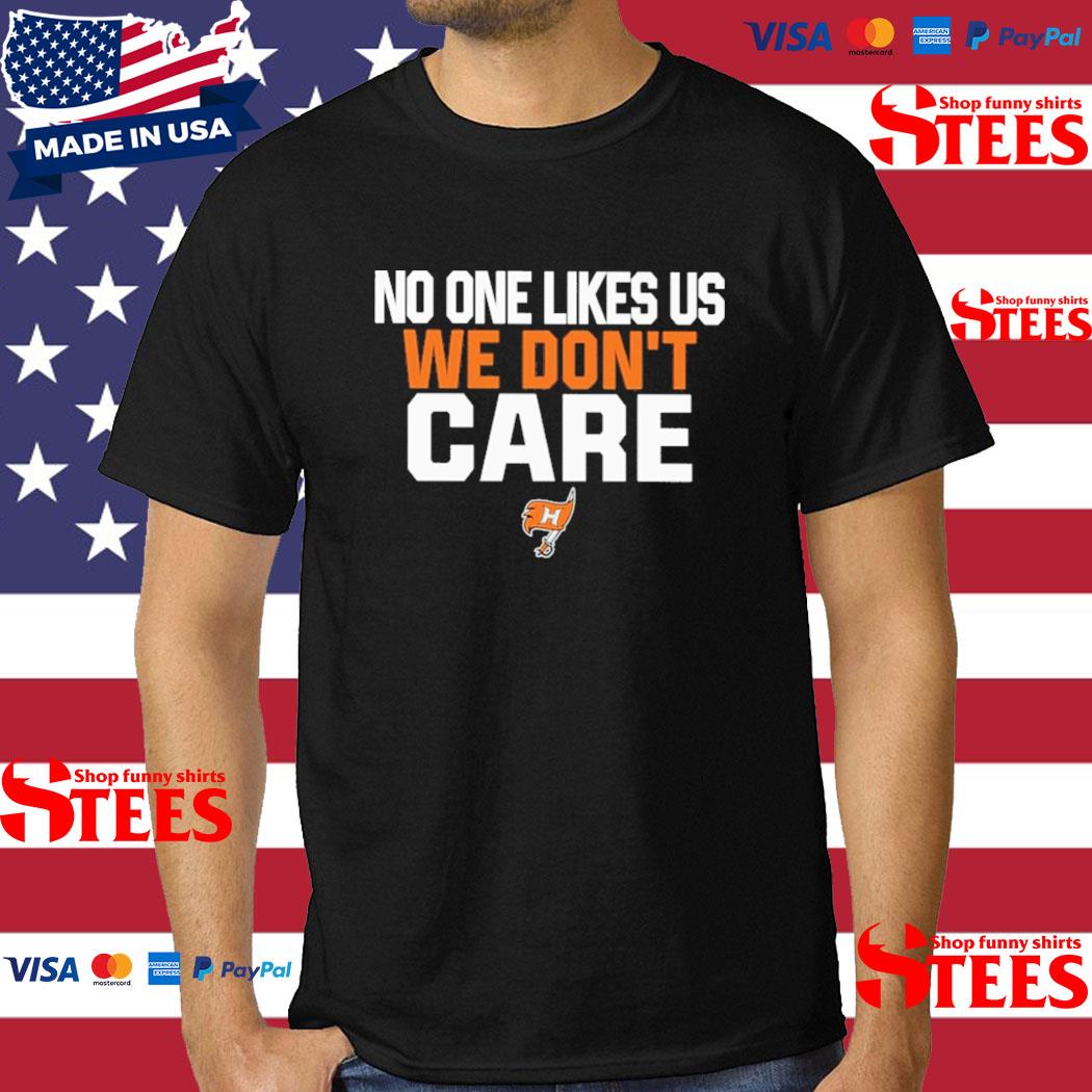 Official hoover Bucs Football No One Likes Us We Don't Care Shirt