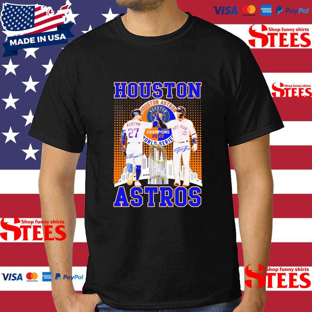 Official Houston Astros José Altuve And Yuli Gurriel Signatures 2023 Shirt