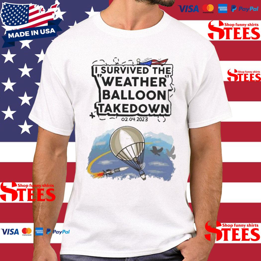 Official I Survived The Weather Balloon Takedown 2023 Shirt
