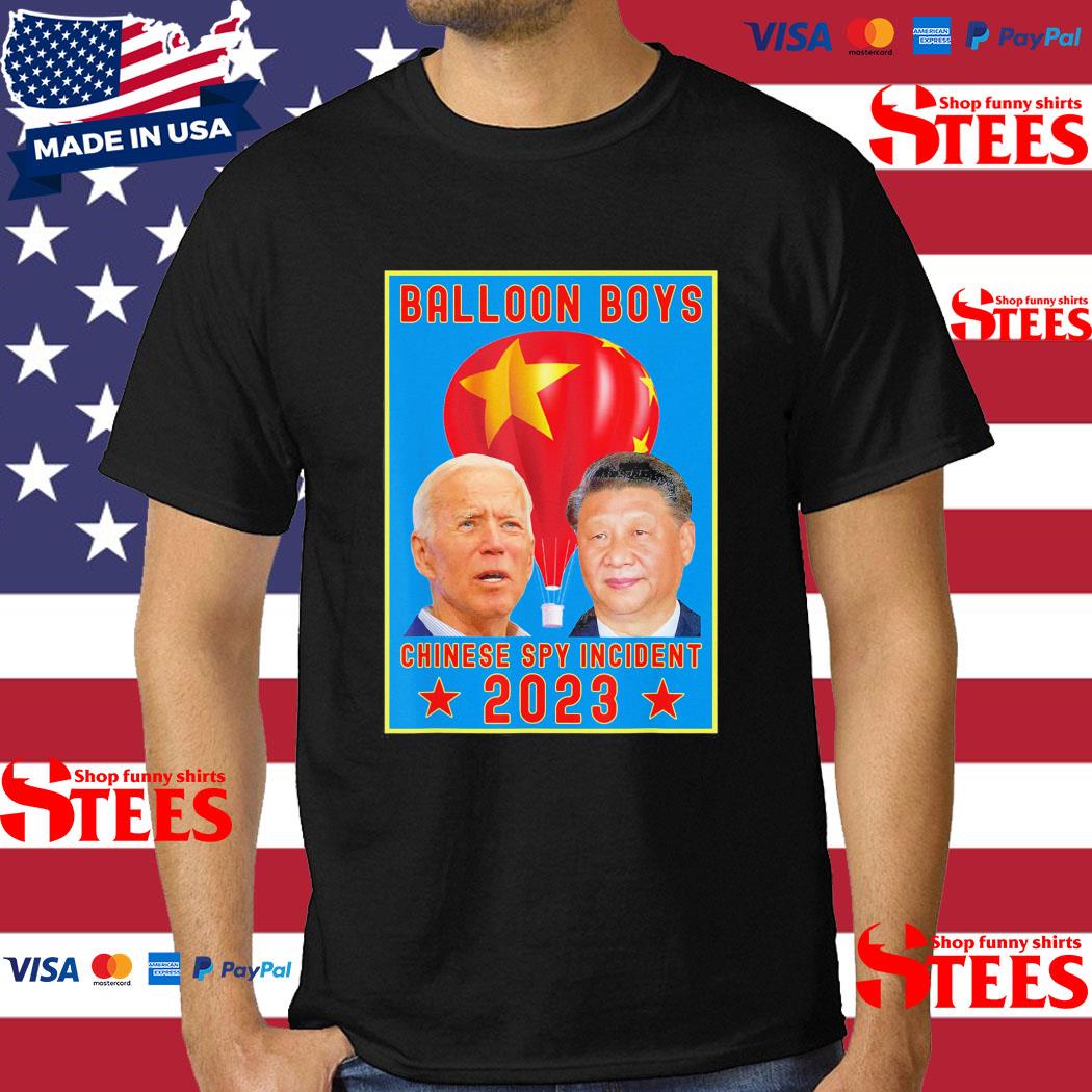 Official Joe Biden Vs Xi Jinping Balloon Boys Chinese Spy Incident 2023 Shirt