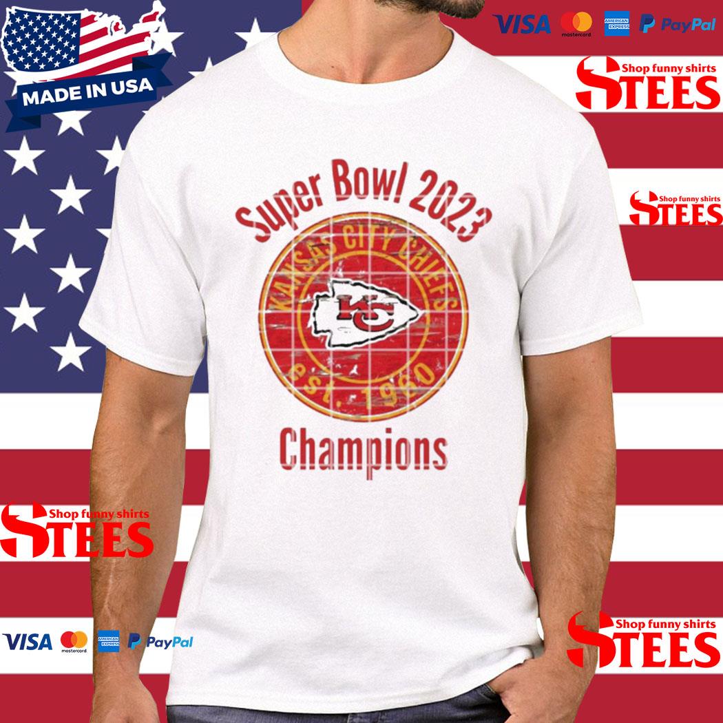 Official Kansas City Chiefs Est 1960 Super Bowl 2023 Champions Shirt