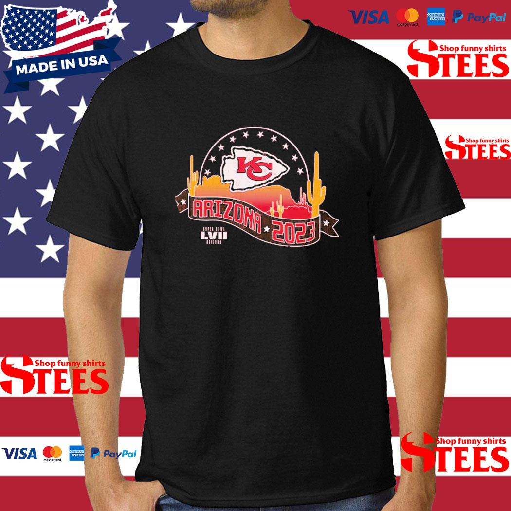 Official Kansas City Chiefs Majestic Threads Super Bowl Lvii T-shirt