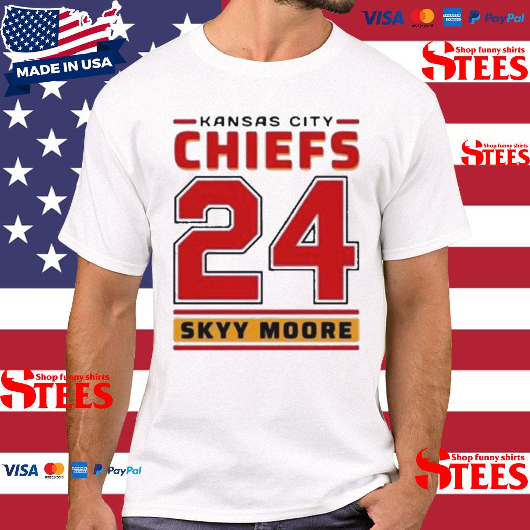 Official Kansas City Chiefs Skyy Moore 24 Shirt