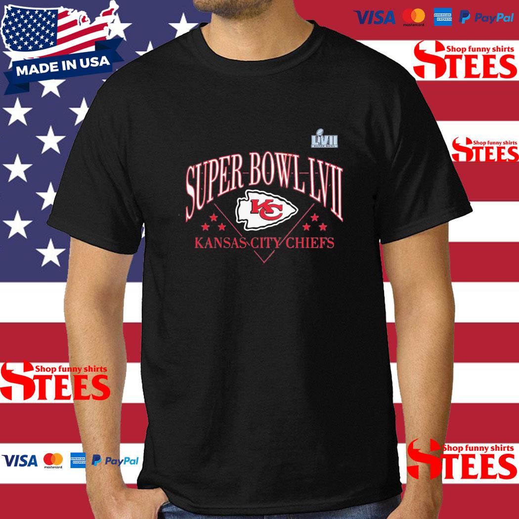 Official Kansas City Chiefs Super Bowl Lvii Tri-blend Triangle Strategy T-shirt