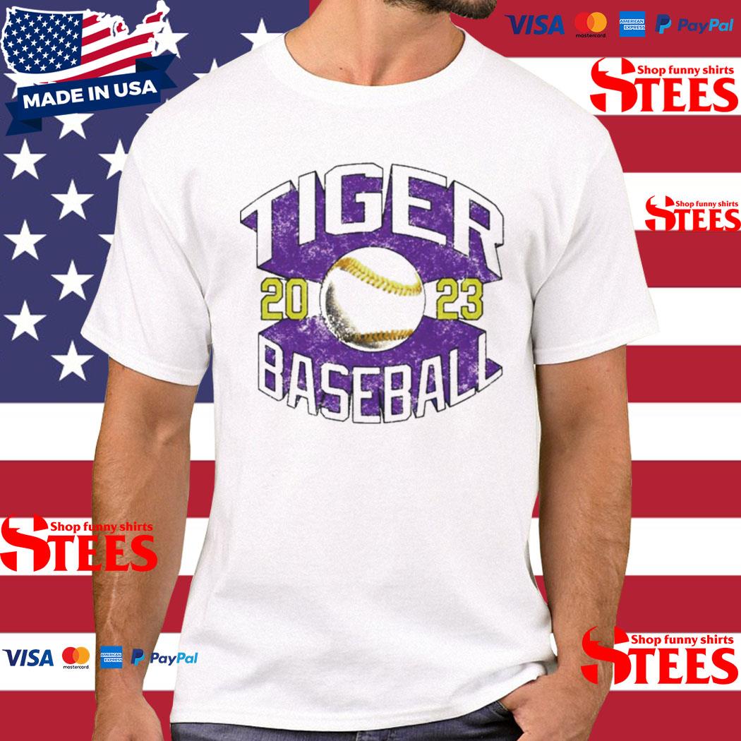 Official Lsu Tiger Baseball 2023 Logo Shirt