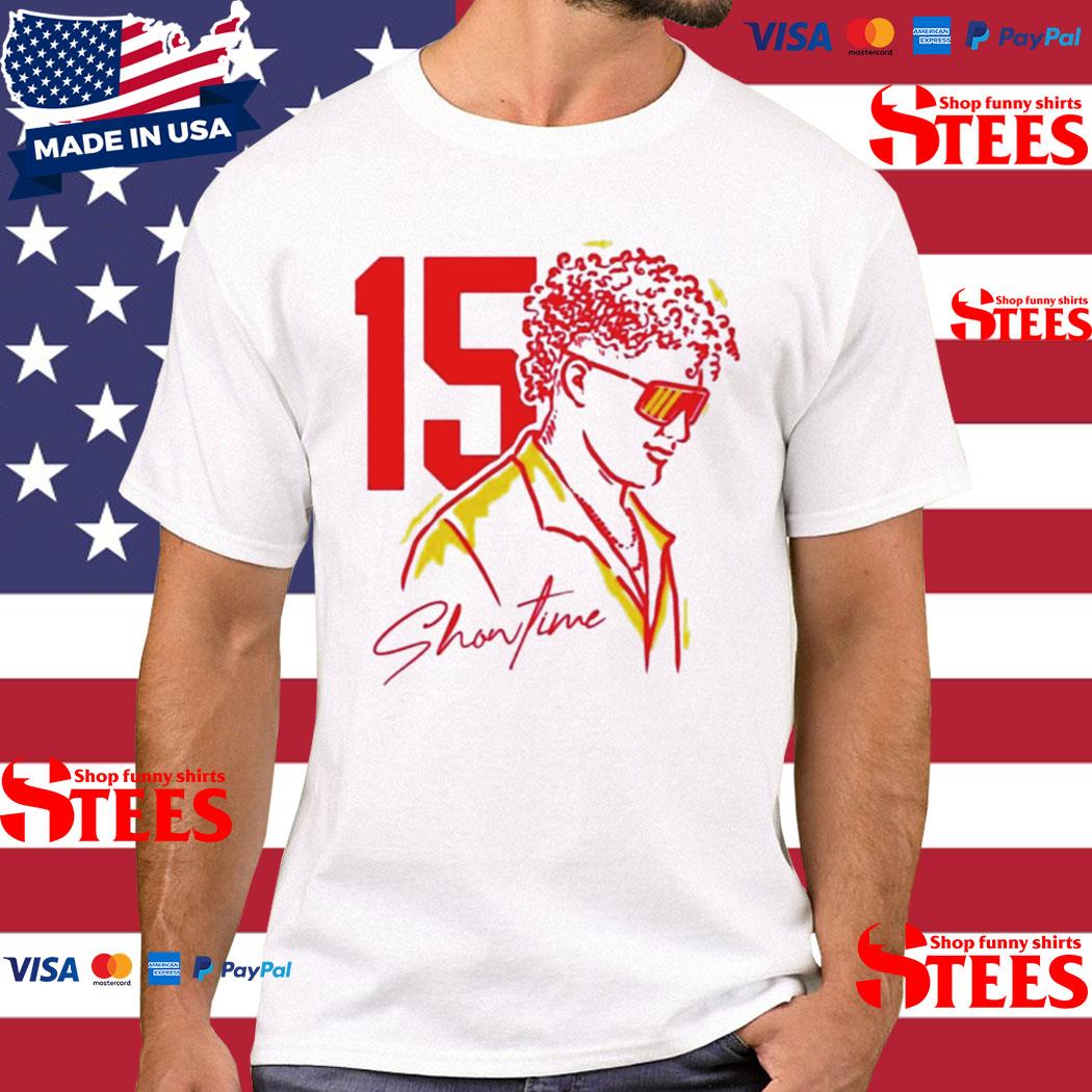 Official Mahomes 15 Show Time Kc Chiefs Shirt