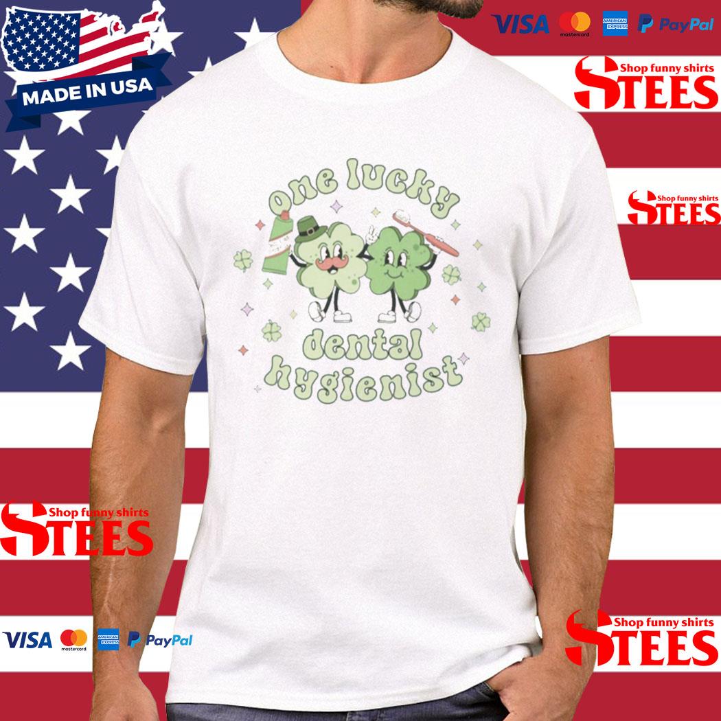 Official One Lucky Dental Hygienist Cute Shirt