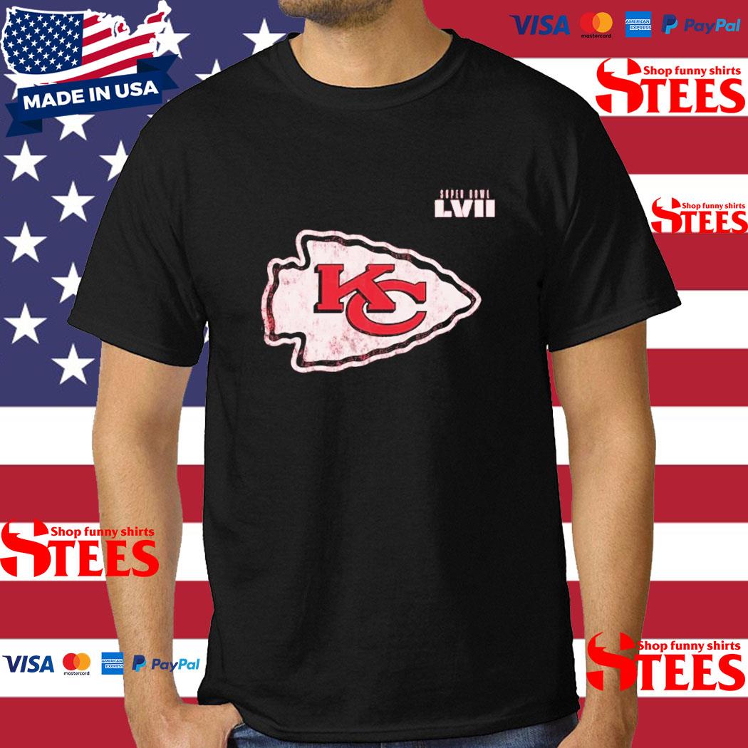 Official Patrick Mahomes Kansas City Chiefs Majestic Threads Super Bowl Lvii Name Number T-shirt