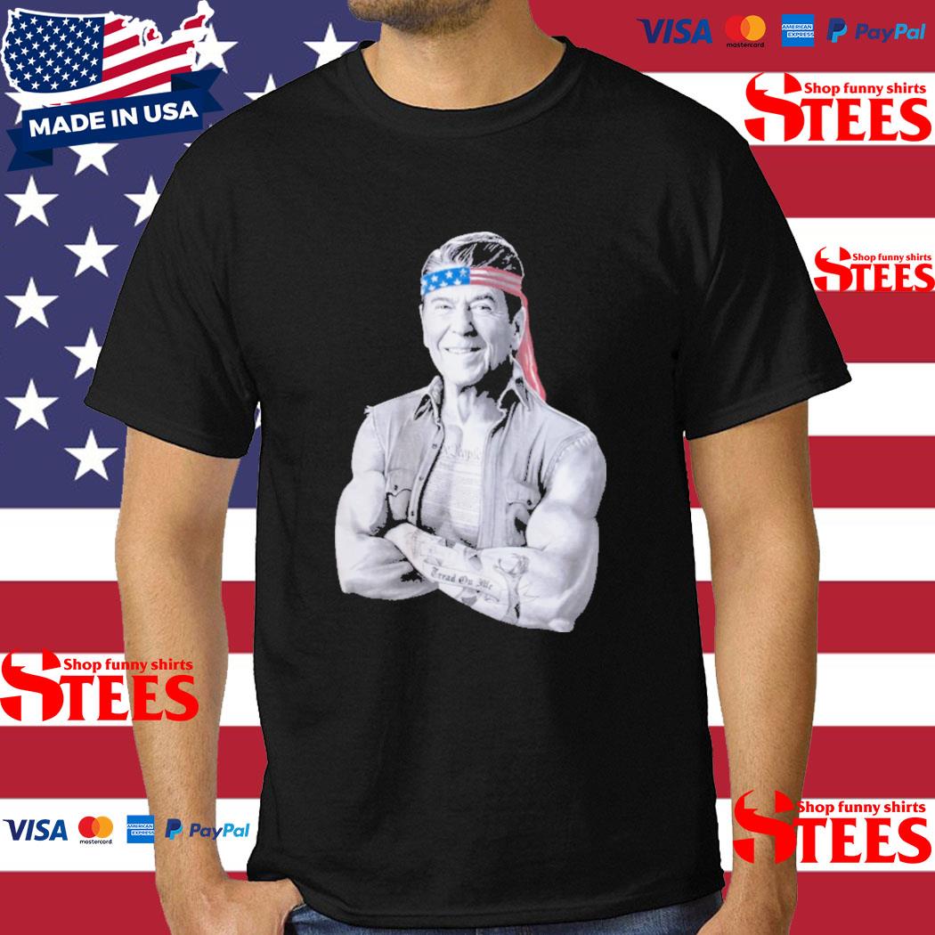 Official Reagan American Icon Conservative Merica Republican Gop Shirt