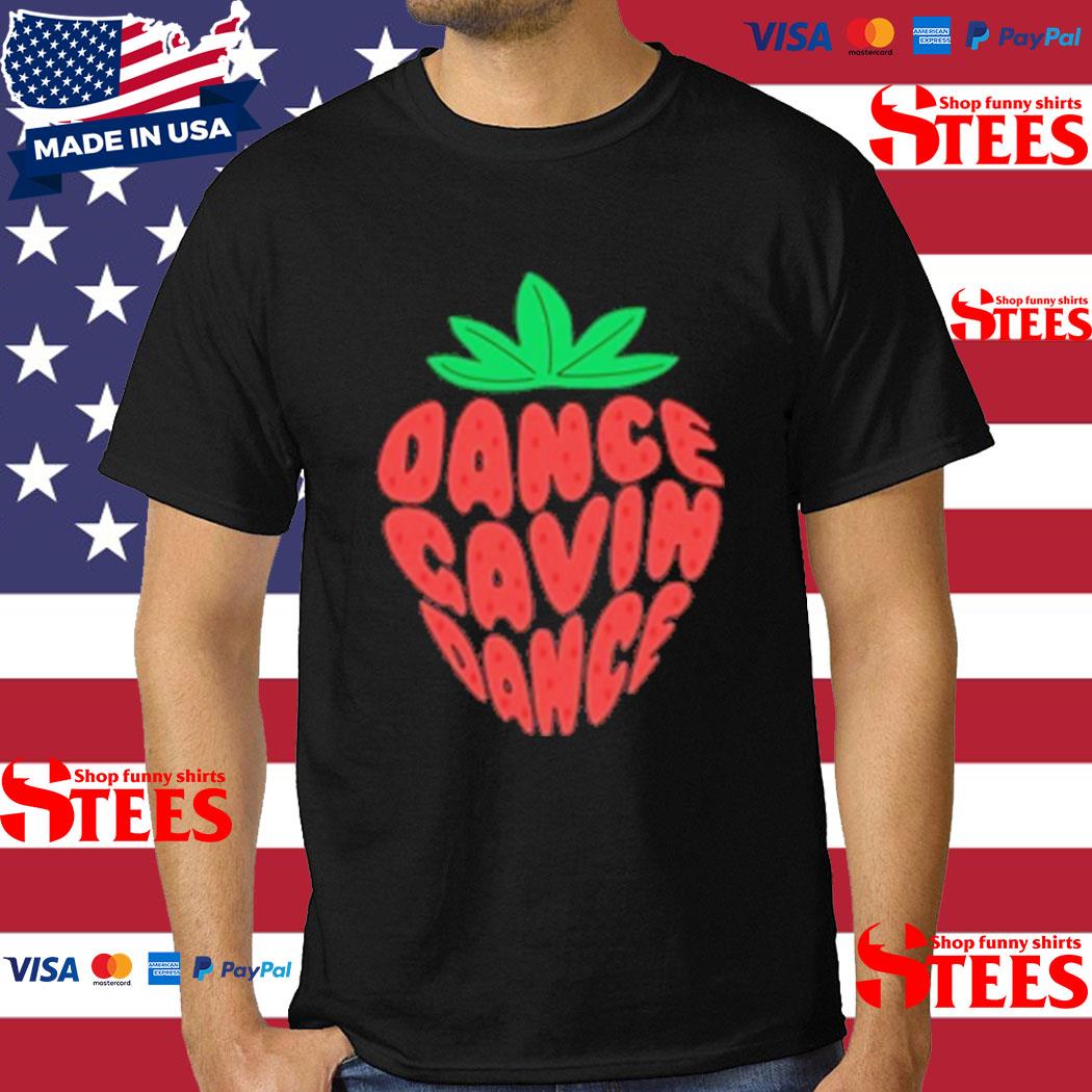 Official Strawberry Text Dance Gavin Dance Shirt