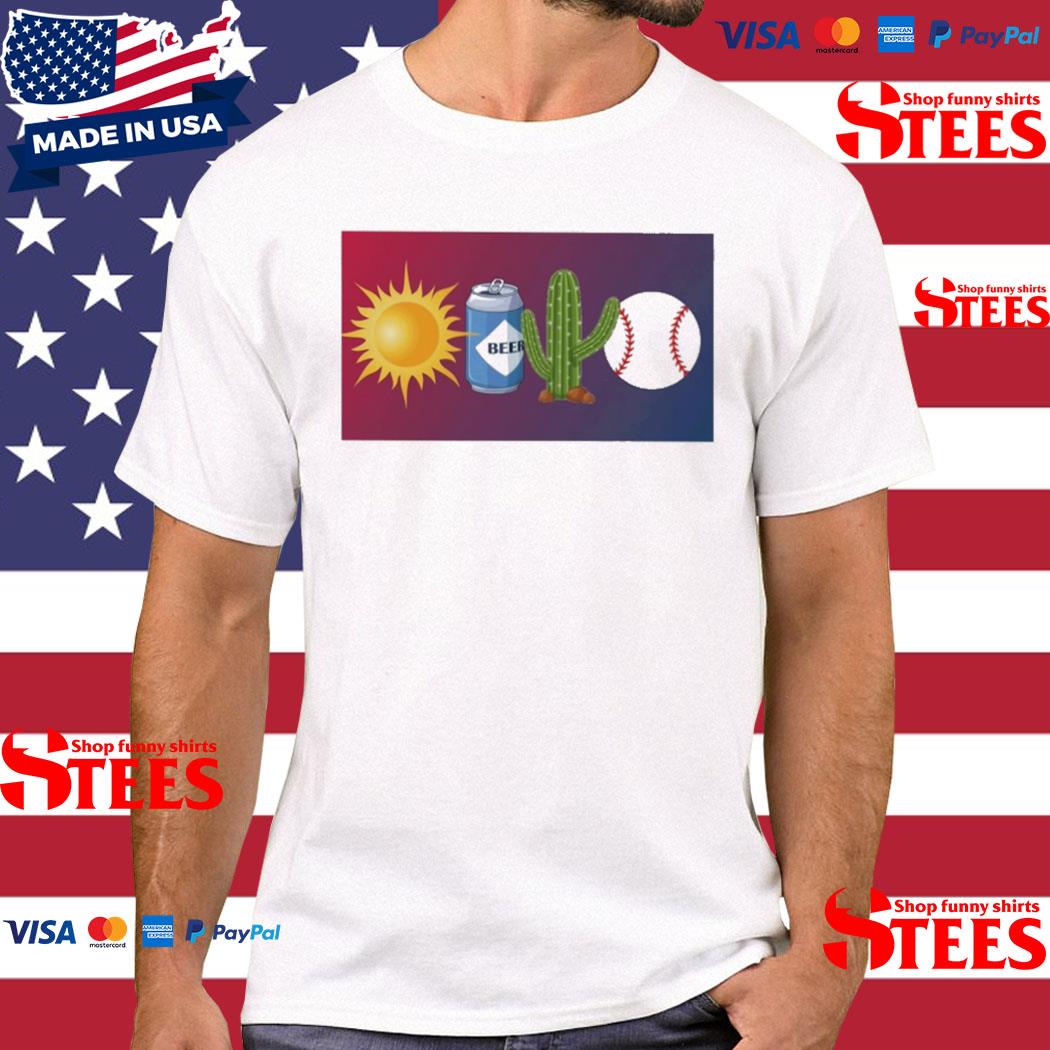 Official Sun Beer Cactus Baseball Shirt