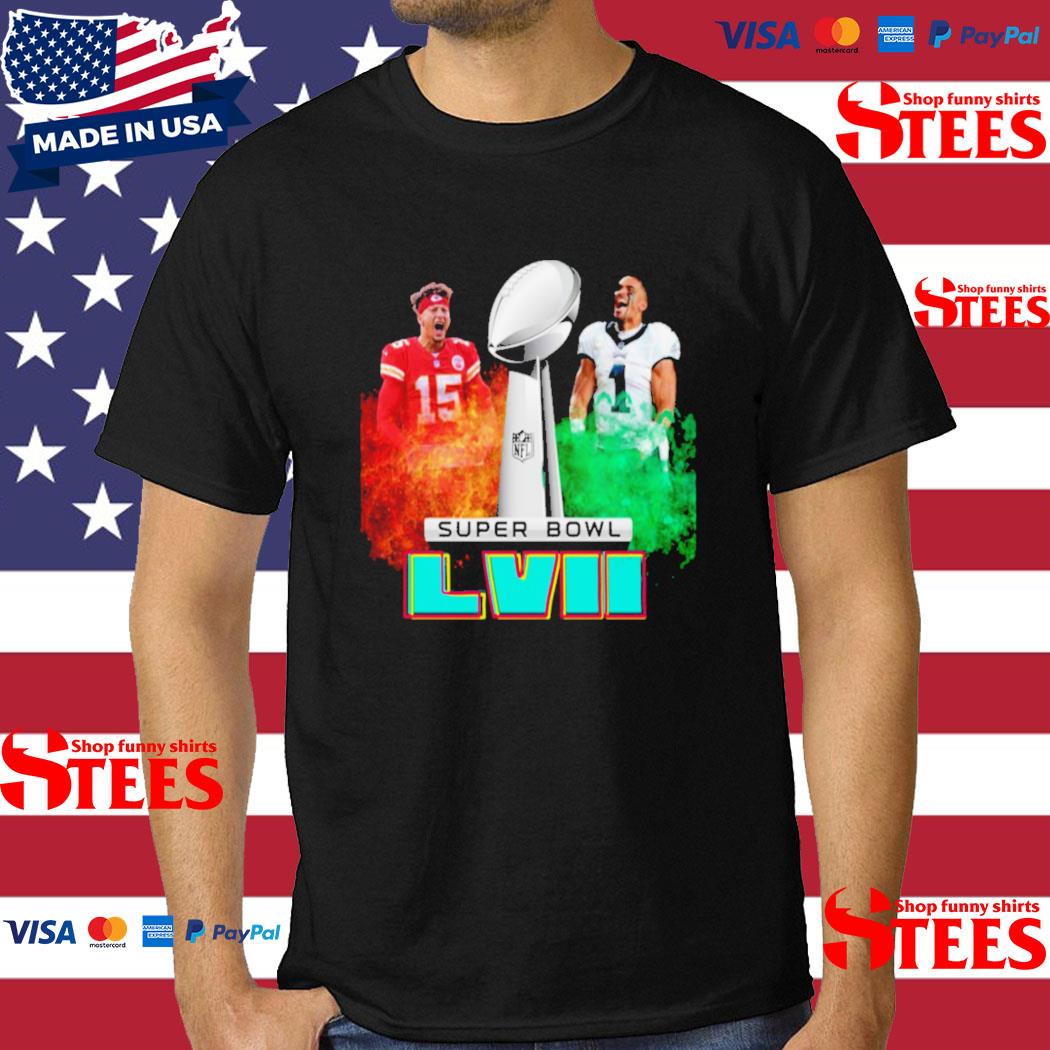 Official Superbowl Lvii Eagles Chiefs Kansas City Shirt