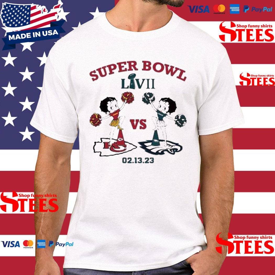 Official the Girls Philadelphia Eagles Vs Kansas City Chiefs Super Bowl 2023 Shirt