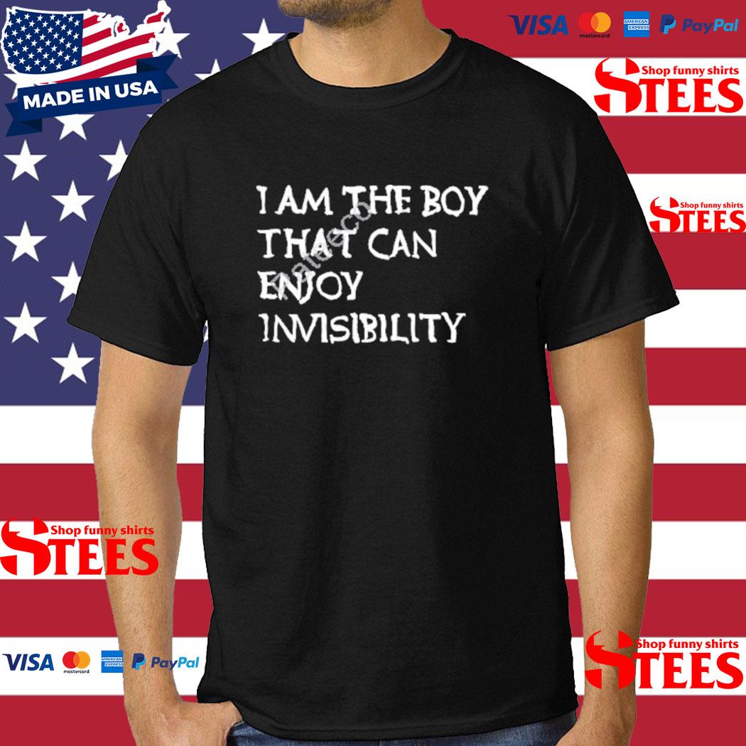 Wiz Khalifa Wearing I Am The Boy That Can Enjoy Invisibility Shirt