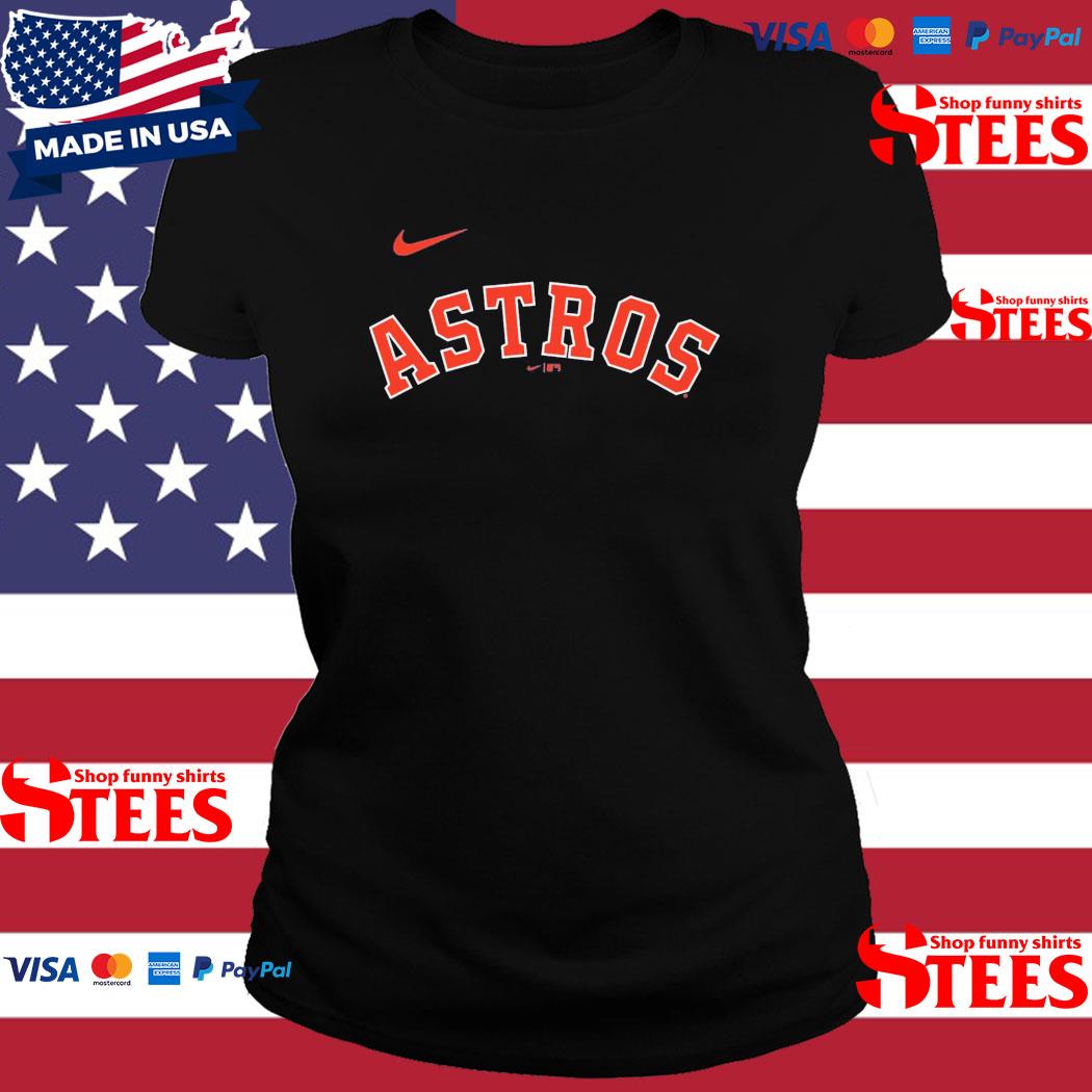 Houston Astros Nike 2023 Gold Collection Wordmark T-Shirt - Navy