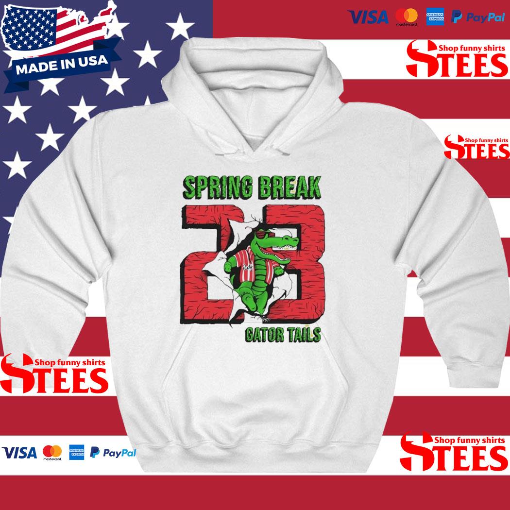 Official 2023 Spring Break Gator Tails Shirt hoodie