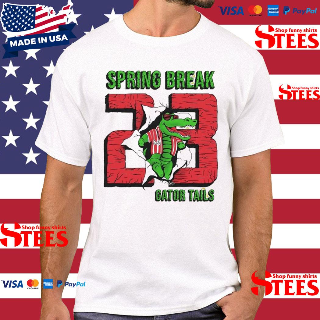 Official 2023 Spring Break Gator Tails Shirt