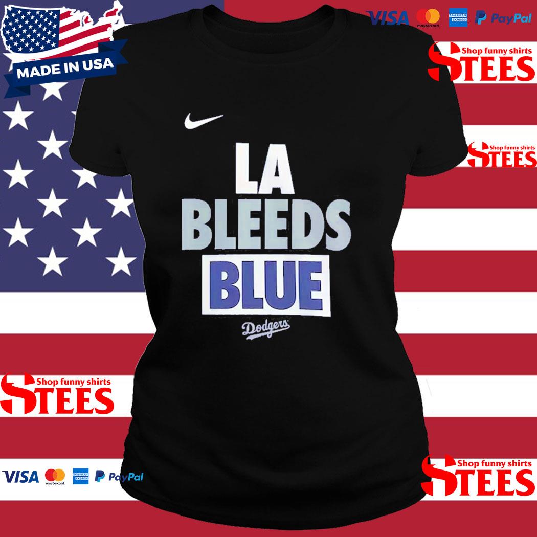 Los Angeles Dodgers Nike La Bleed Blue Shirt