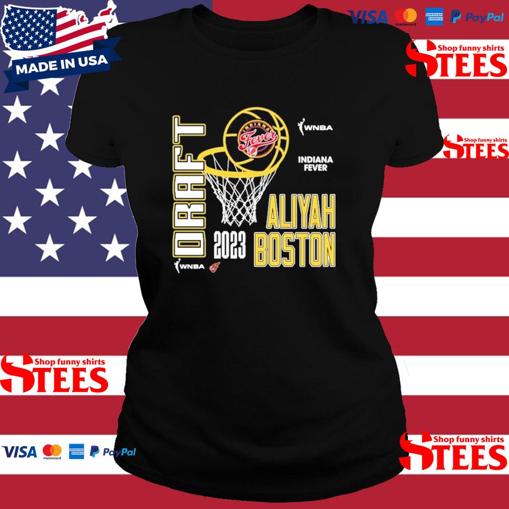 Aliyah Boston Indiana Fever 2023 Wnba Draft Name Number T-shirt - Shibtee  Clothing