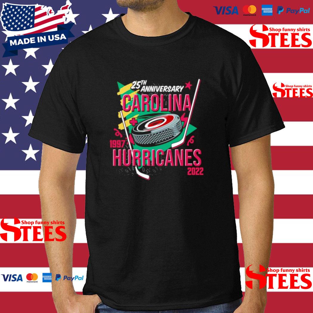 Carolina Hurricanes 25th anniversary 1997 2023 Checkered Flag 90s shirt
