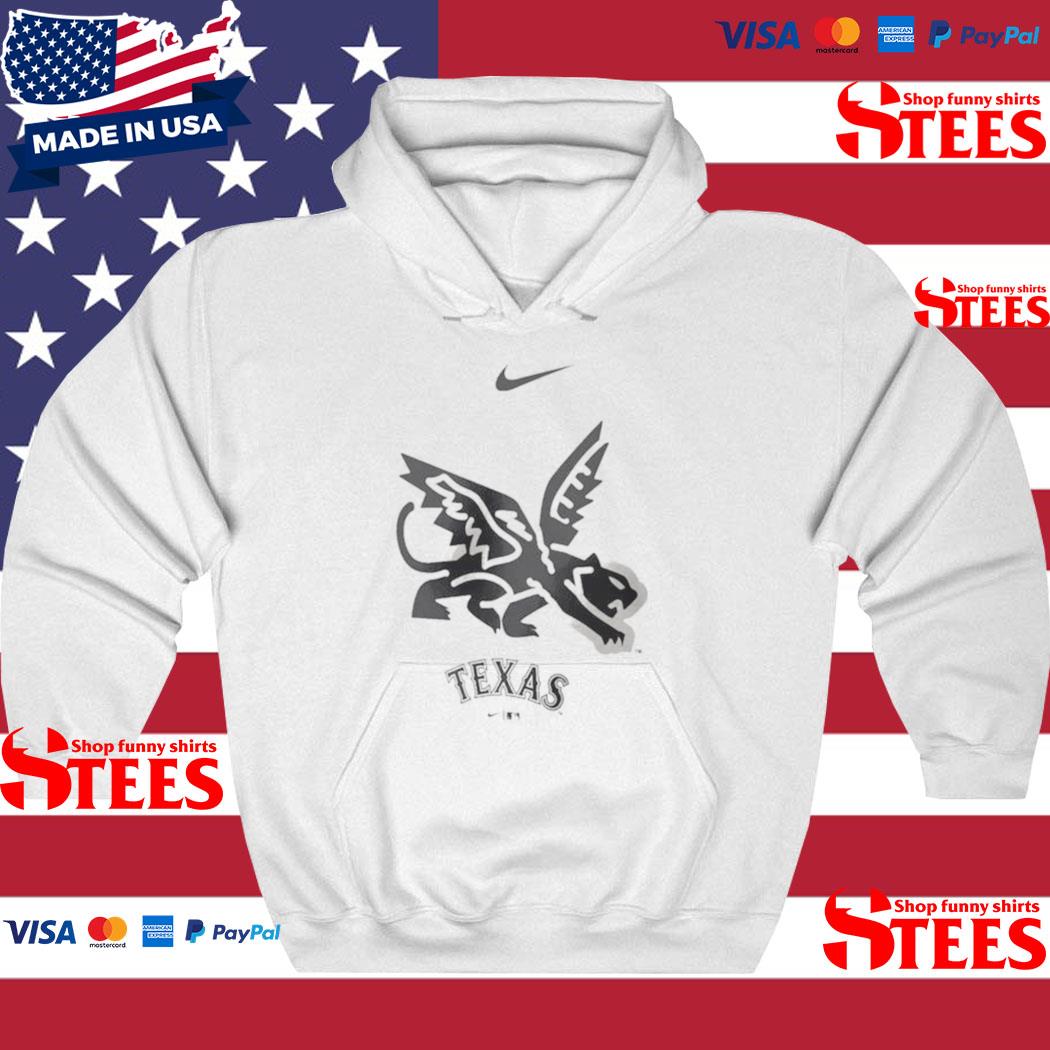 Official Texas Rangers Nike 2023 City Connect Peagle Logo Shirt
