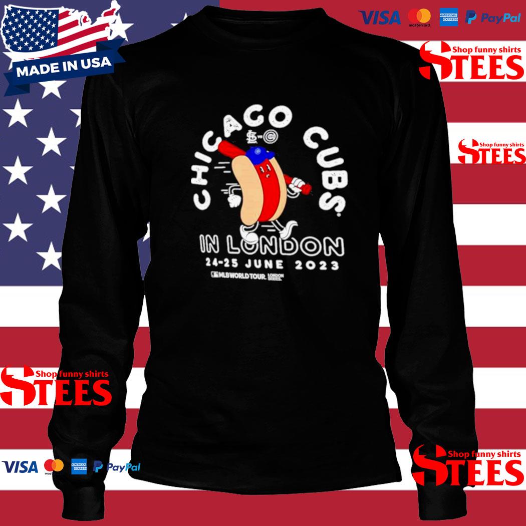 Chicago Cubs 2023 MLB world tour london series city dog shirt, hoodie,  sweater, long sleeve and tank top