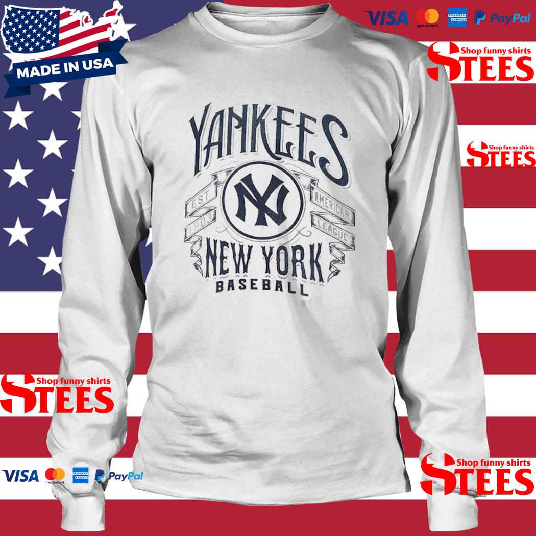 Men's Darius Rucker Collection by Fanatics White New York Yankees  Distressed Rock T-Shirt 