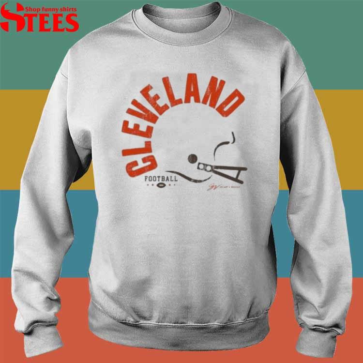 Official cleveland browns helmet T-shirts, hoodie, tank top, sweater and  long sleeve t-shirt