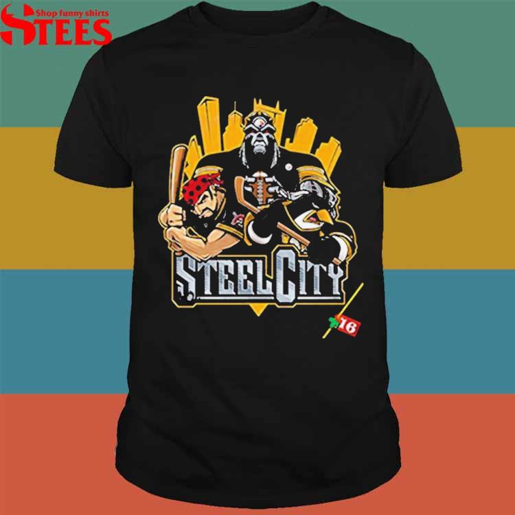 Pittsburgh Steelers x Pittsburgh Penguins x Pittsburgh Pirates art by Eric  Poole 3D T-Shirt - Masteez