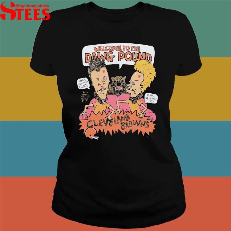 Beavis And Butthead X Cleveland Browns Dawg Pound T-Shirt