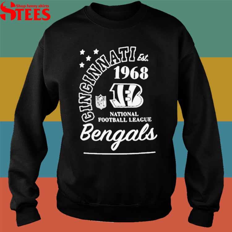 Cincinnati Bengals Est 1968 National Football League Shirt