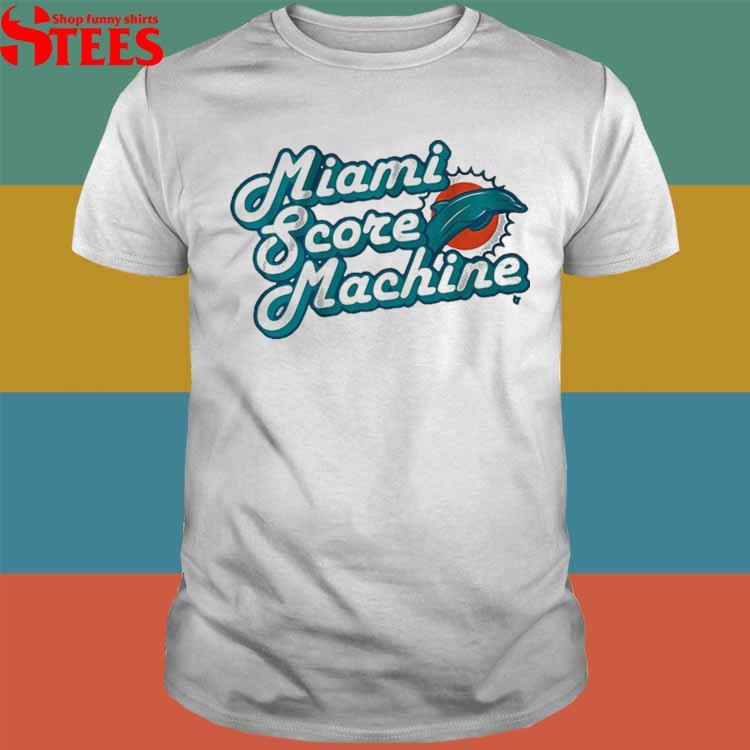 Miami Dolphins Score Machine T-Shirt - Binteez