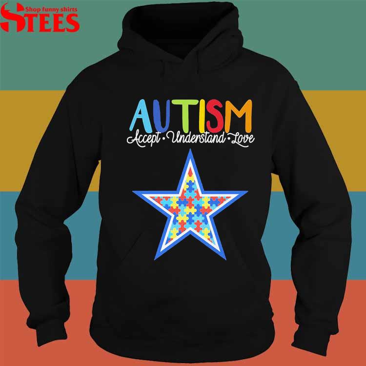 Dallas Cowboys Nfl Autism Awareness Accept Understand Love Shirt