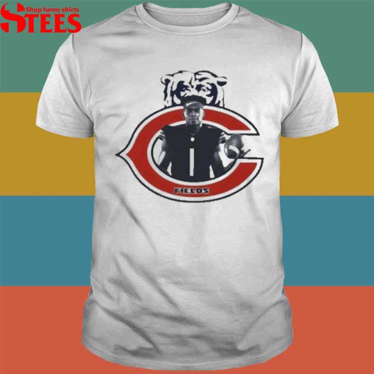 Justin Fields Chicago Bears Star Fan T Shirt S-3XL